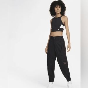 Jordan Essentials Women's Black Flight Utility Pants Small Jumpman